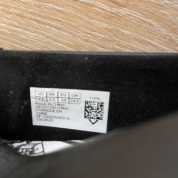 TOMS X Star Wars Black Leather Darth Vader / Storm Trooper Ladies Size 7.5 ✅NEW✅ - Picture 8 of 8